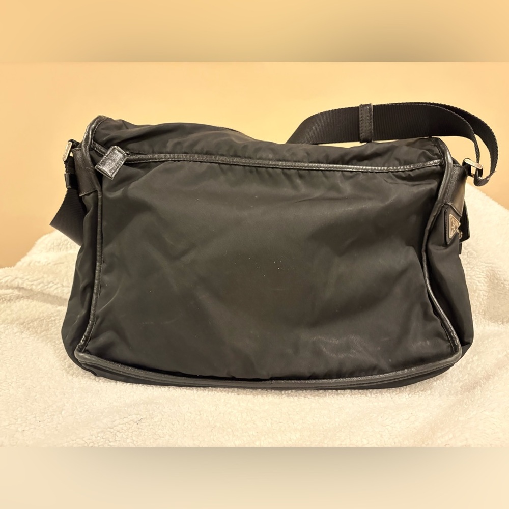 Prada Black Nylon Shoulder Bag 165 144940